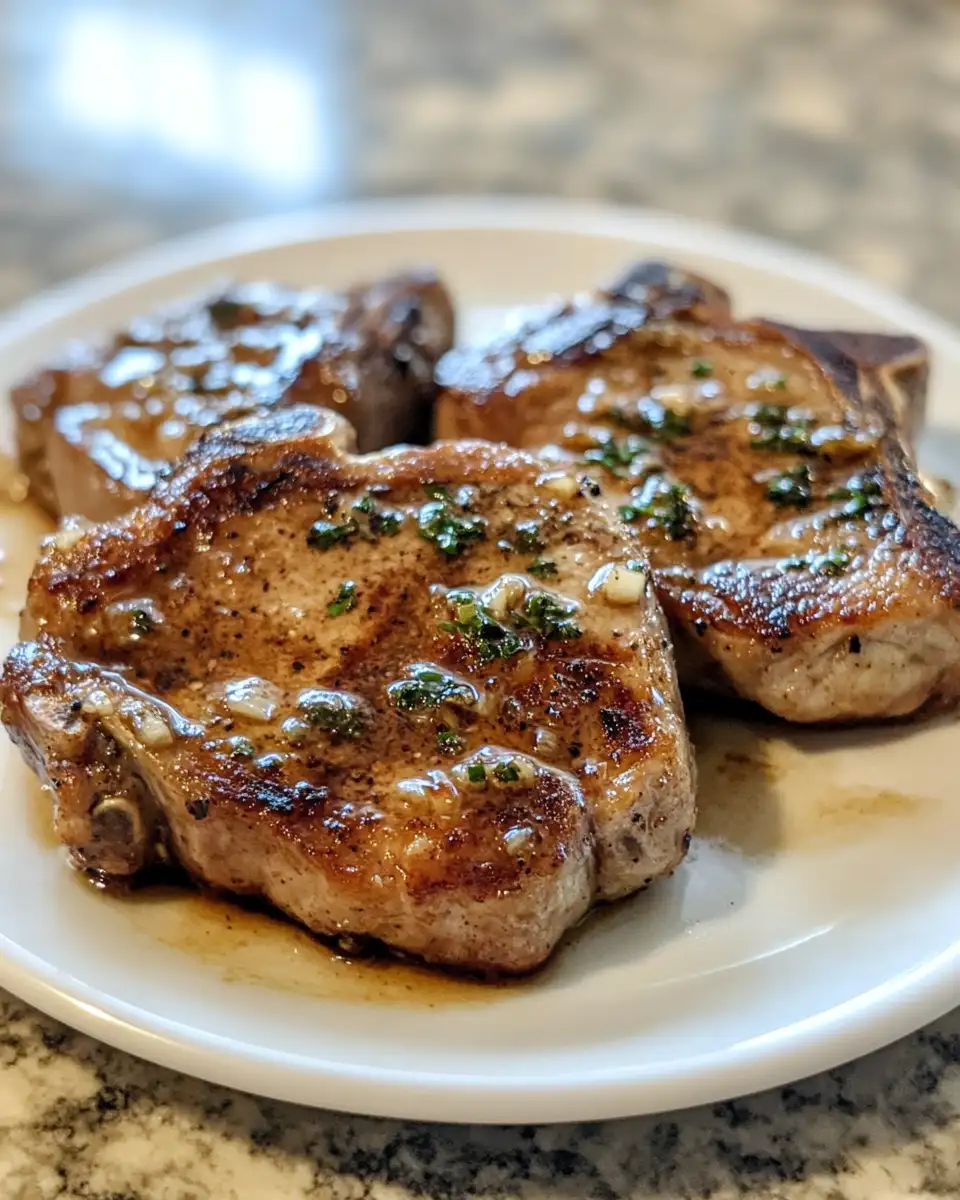 Final dish - Sizzling Brown Sugar Garlic Pork Chops That Will Melt in Your Mouth