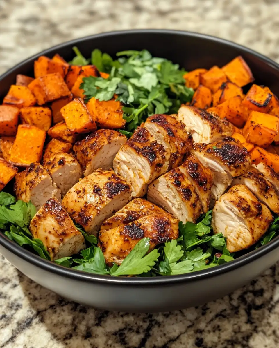 Final dish - Savor the Spice: Irresistible Cajun Chicken & Sweet Potato Bowls