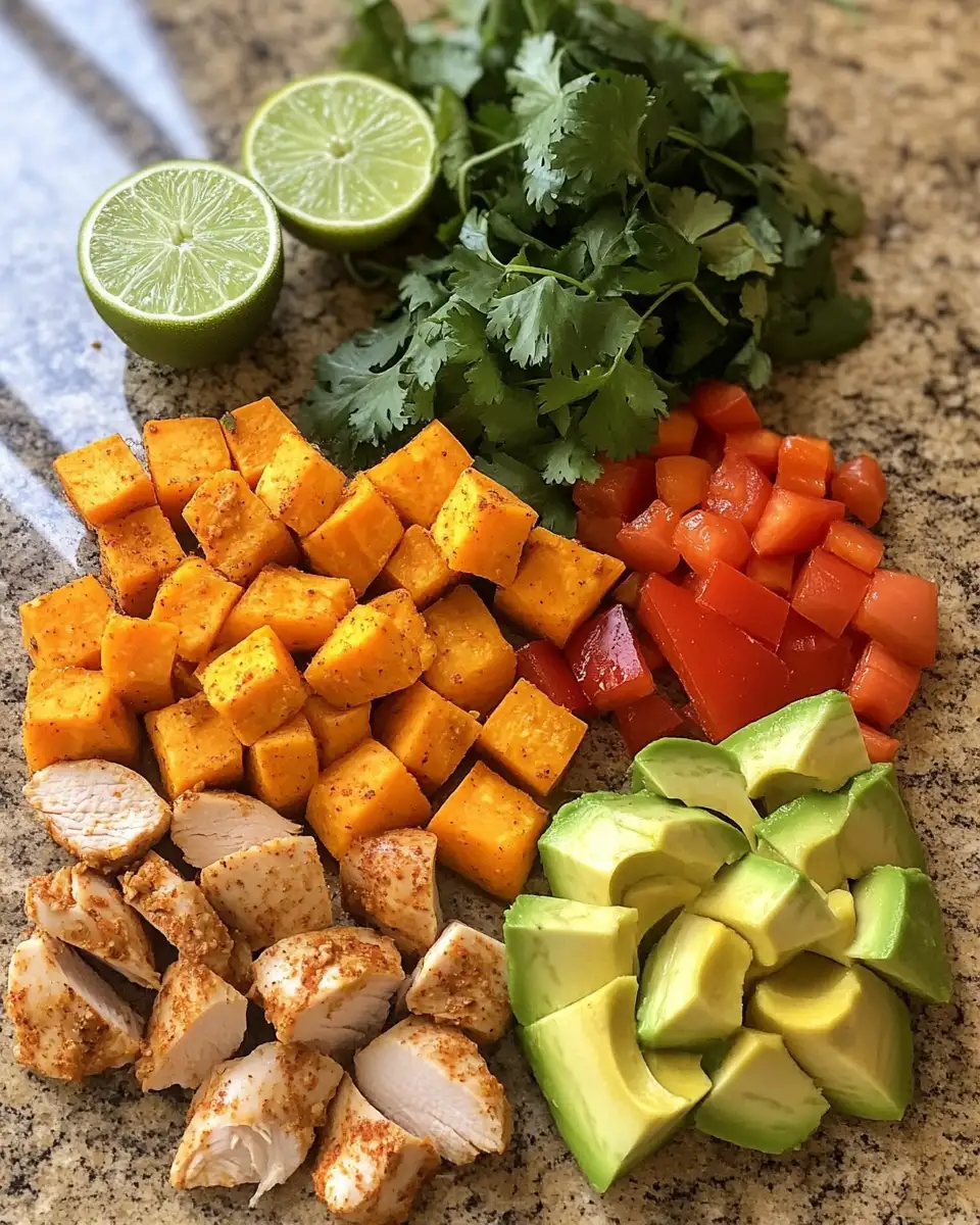 Ingredients for Savor the Spice: Irresistible Cajun Chicken & Sweet Potato Bowls