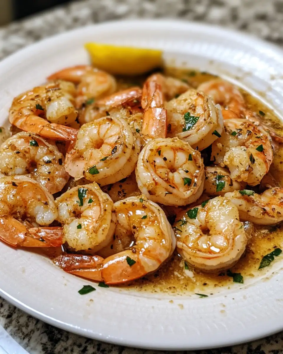 Final dish - Irresistible Cajun Shrimp Dance in Garlic Butter Sauce