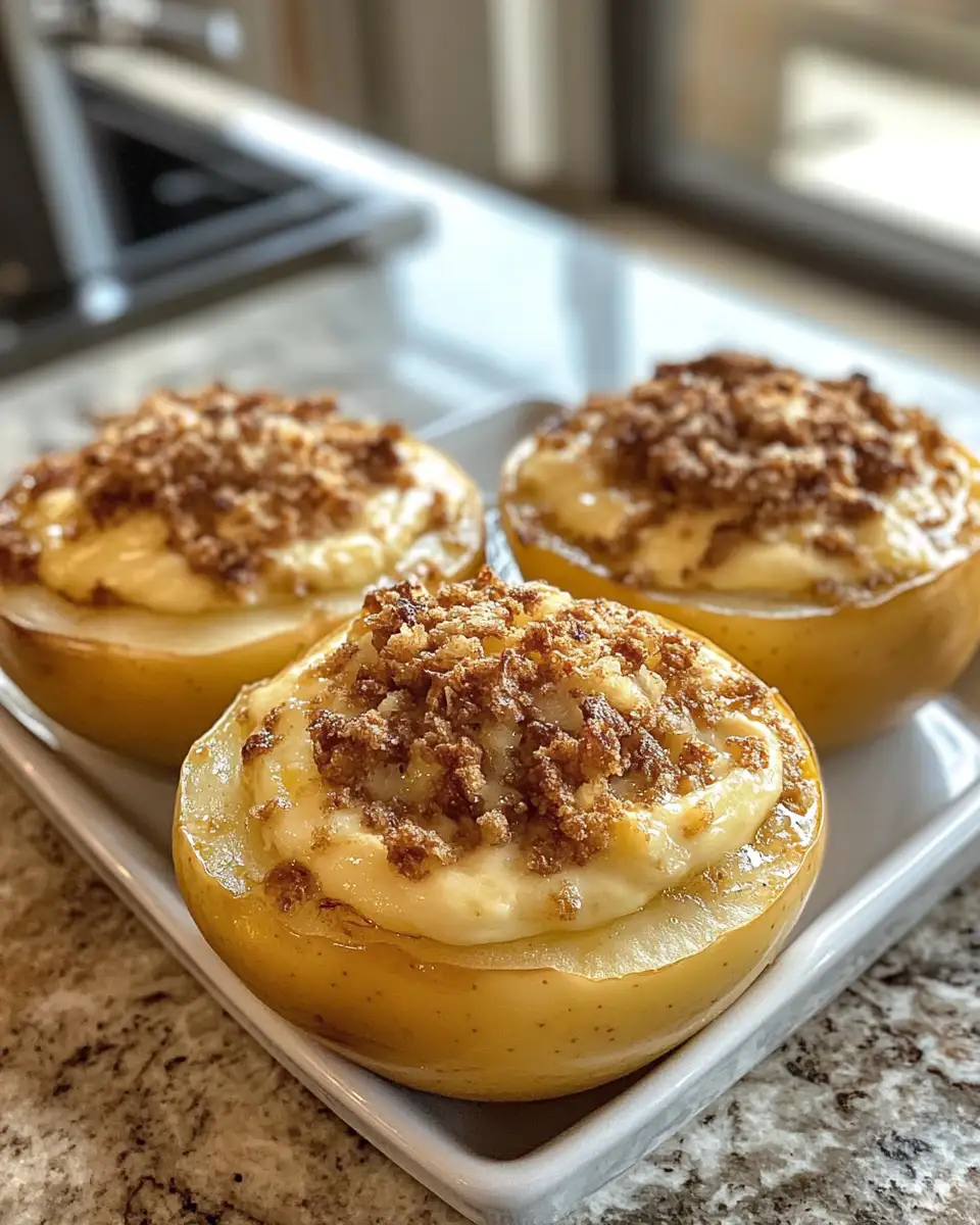 Final dish - Decadent Delight: Cheesecake Stuffed Baked Apples Unveiled