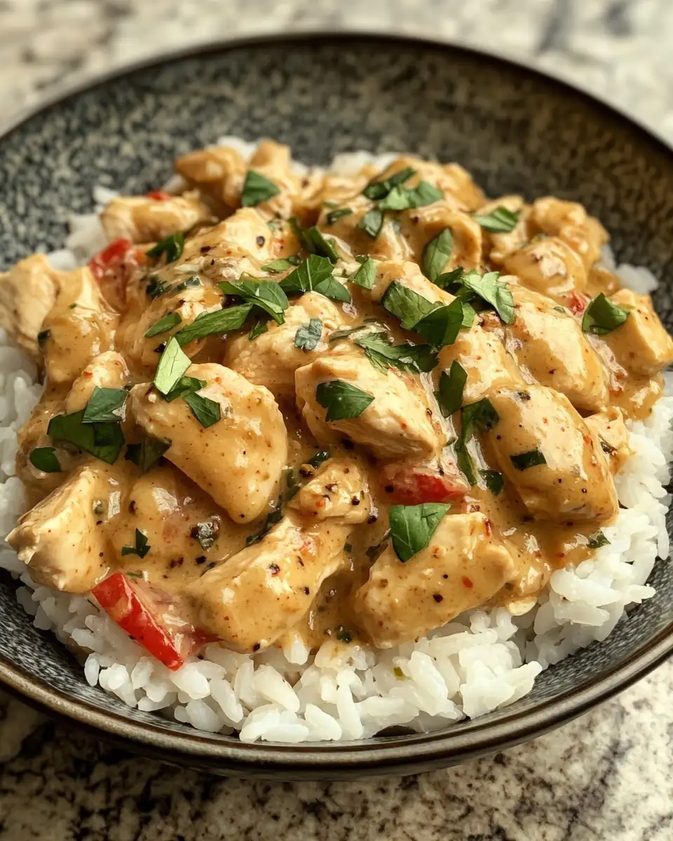 Final dish - Flavor-Packed Chicken Rice Bowls with Dreamy Creamy Garlic Sauce