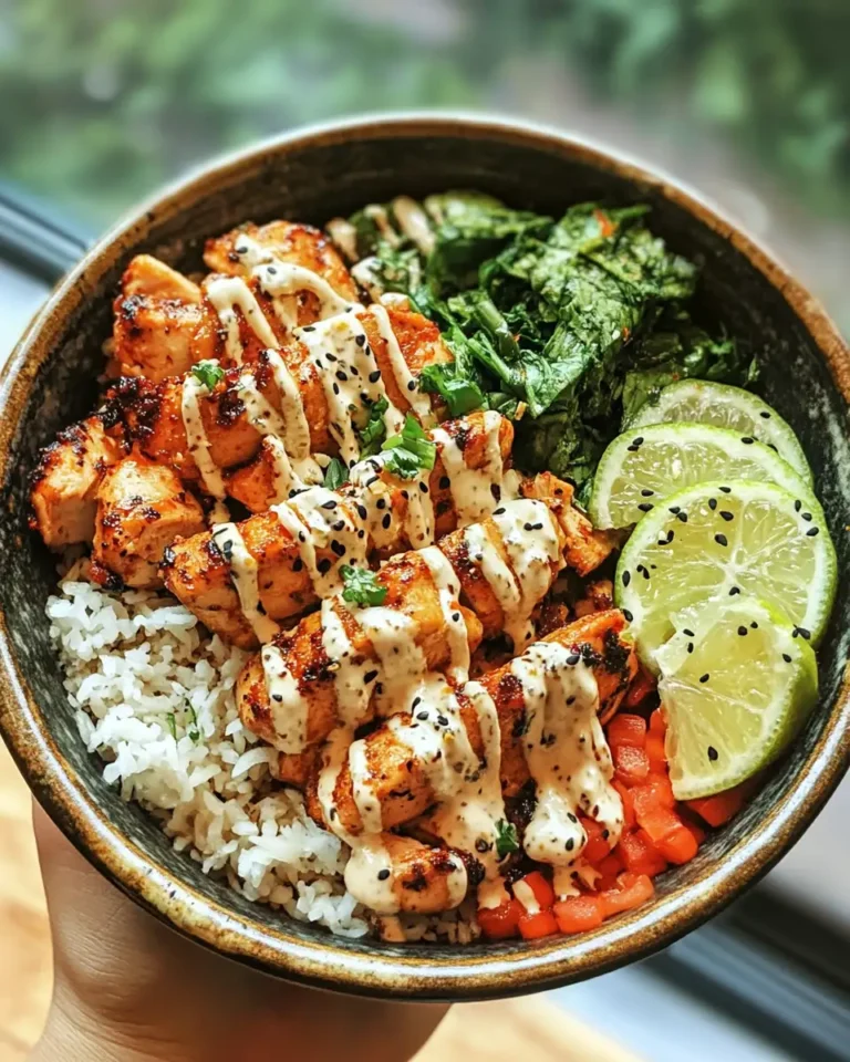 Spice Up Your Dinner with a Chili Chicken Bowl and Coconut Lime Drizzle - Featured Image