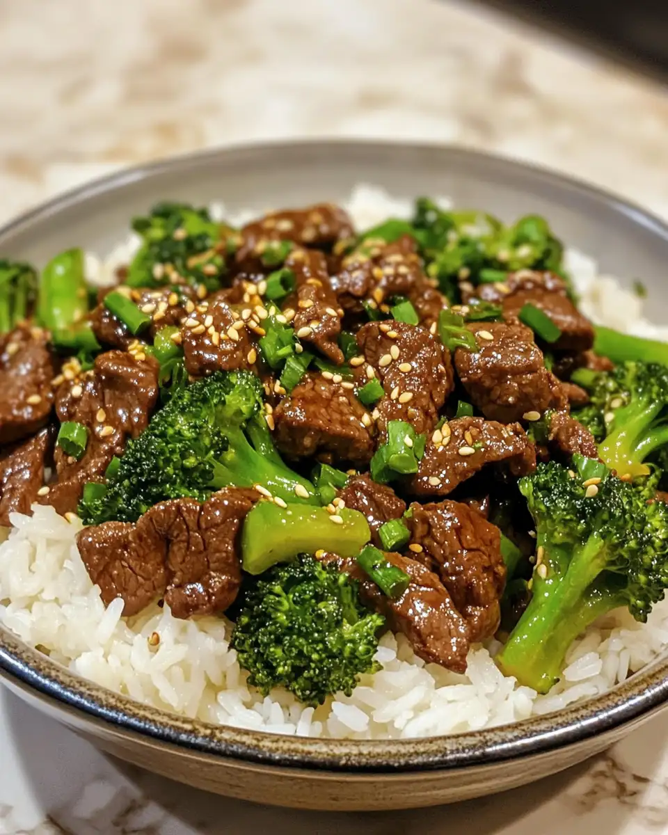 Final dish - Savor the Flavors of Chinese Beef and Broccoli Bliss