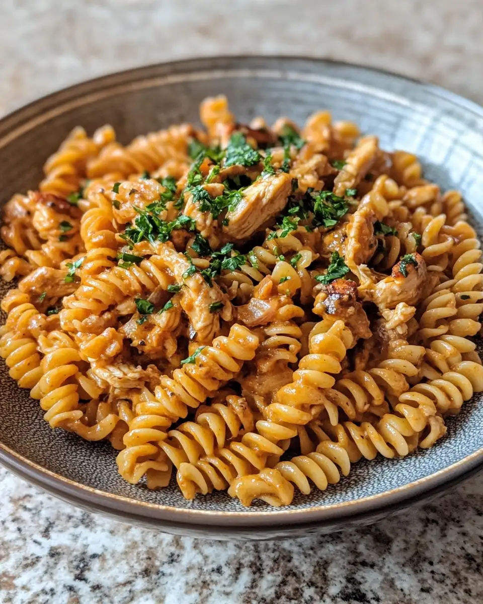 Final dish - Saddle Up for Flavor with Cowboy Butter Chicken Pasta