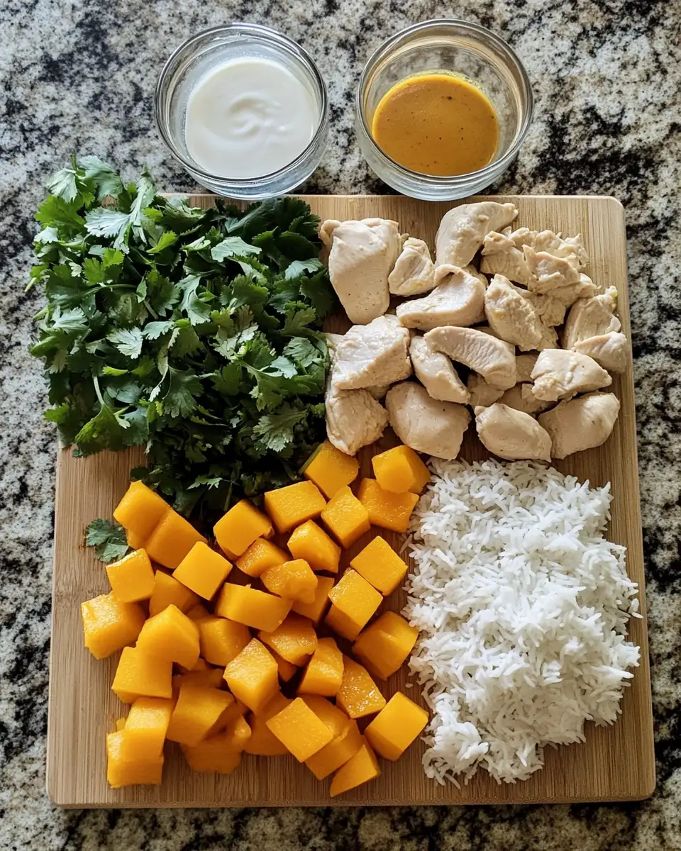 Ingredients for Irresistibly Cozy: Creamy Butternut Squash Butter Chicken Delight