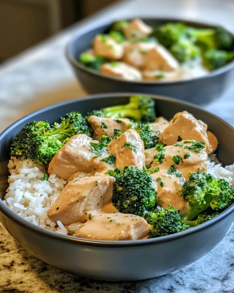 Savor the Comfort: Creamy Garlic Chicken and Broccoli Bowls That Delight - Featured Image