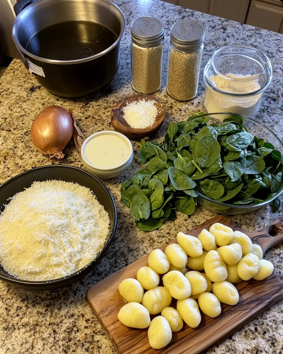 Ingredients for Cozy Up with Creamy Italian Sausage Gnocchi Soup Magic