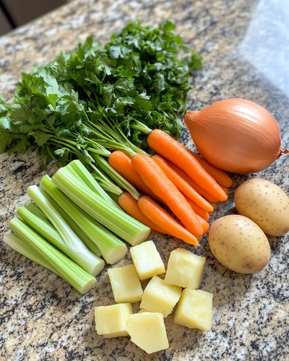 Ingredients for Cozy Up with the Ultimate Creamy Vegetable Soup Delight