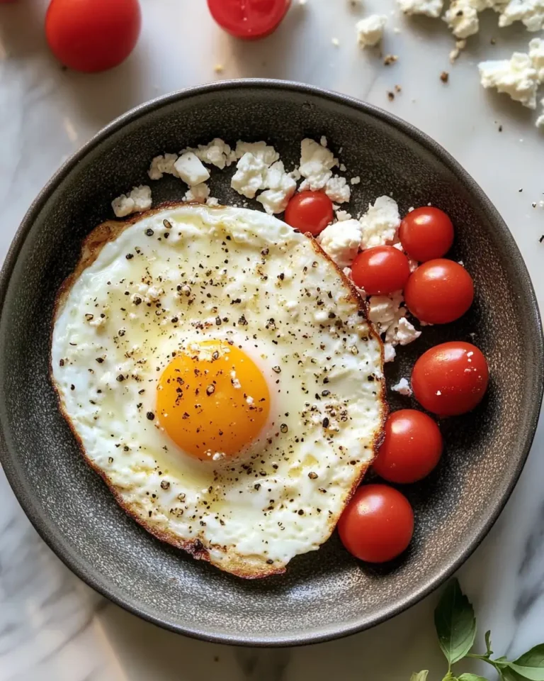 Sizzle and Crunch Breakfast Bliss with Crispy Feta Fried Eggs - Featured Image