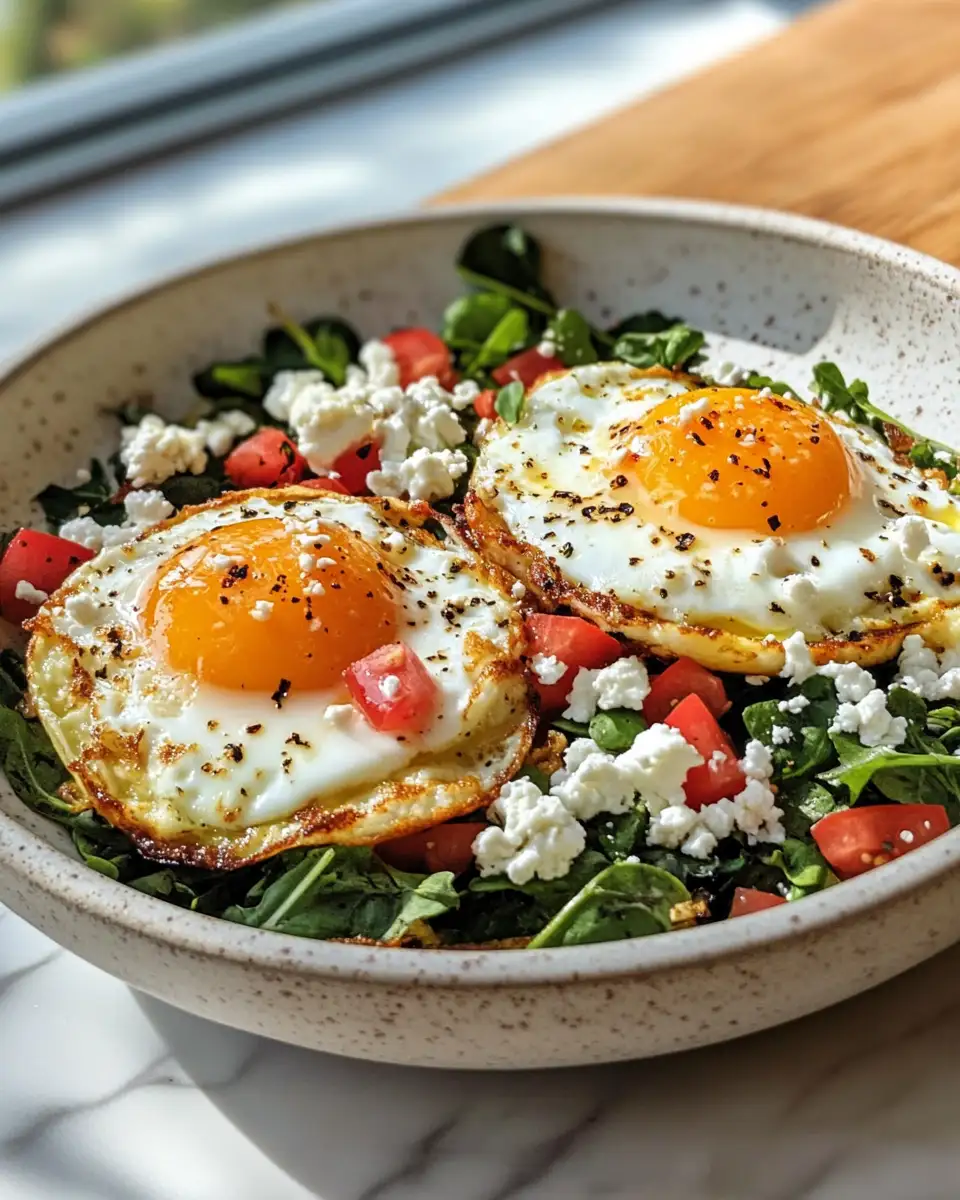 Final dish - Sizzle and Crunch Breakfast Bliss with Crispy Feta Fried Eggs
