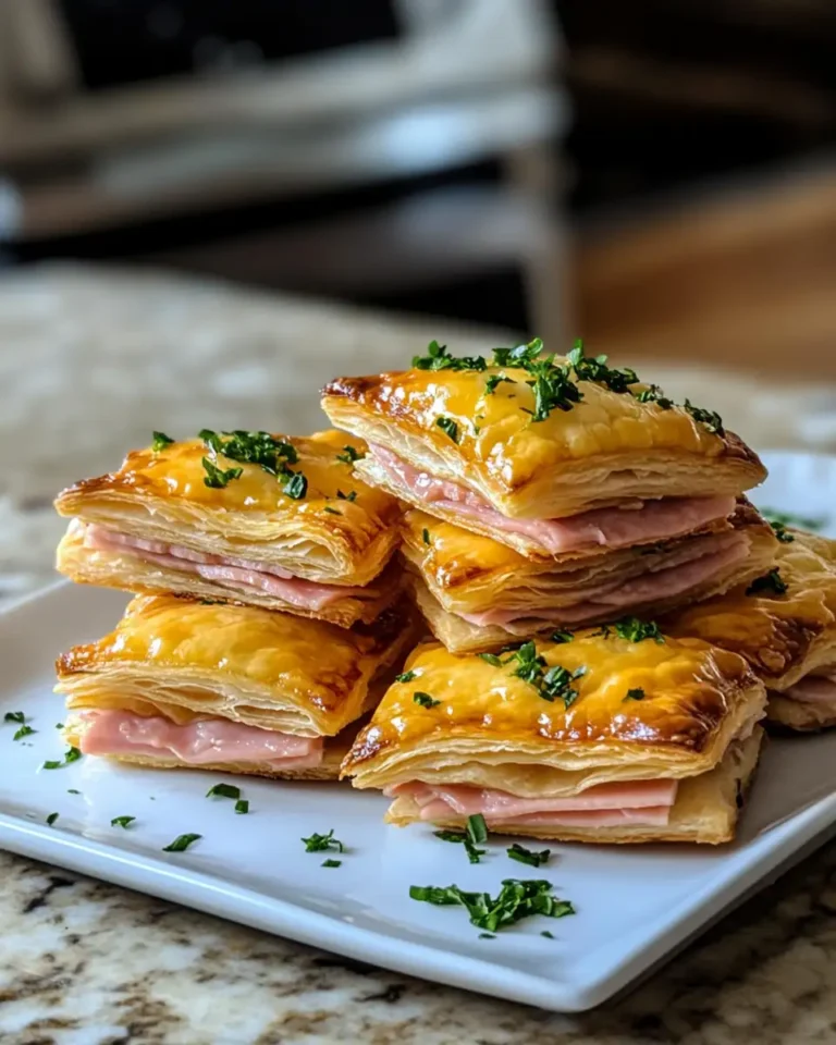 Irresistible Layers: Crispy Ham & Cheese Puff Pastry Stacks Delight - Featured Image