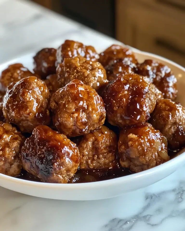 Slow Cooker Sensation: Irresistible French Onion Meatballs - Featured Image