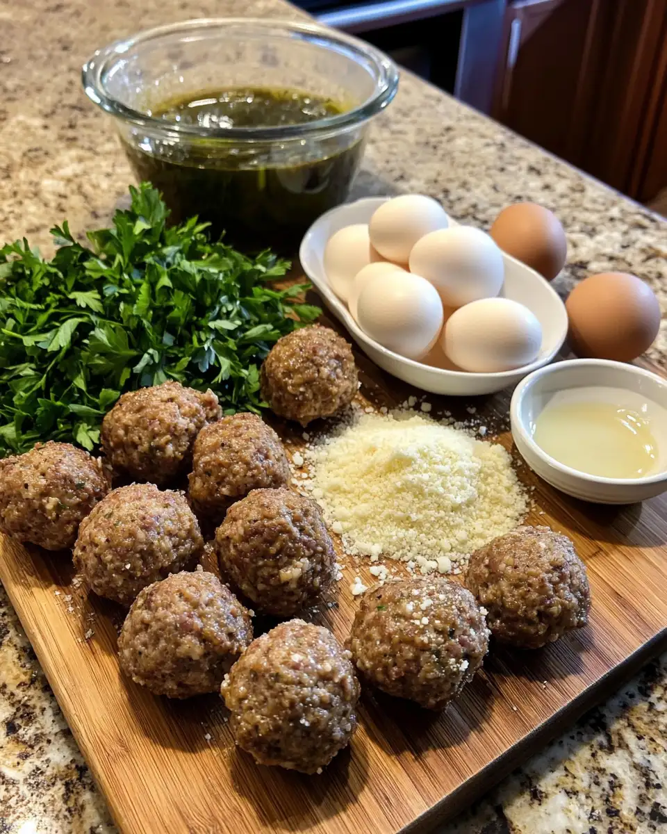 Ingredients for Slow Cooker Sensation: Irresistible French Onion Meatballs