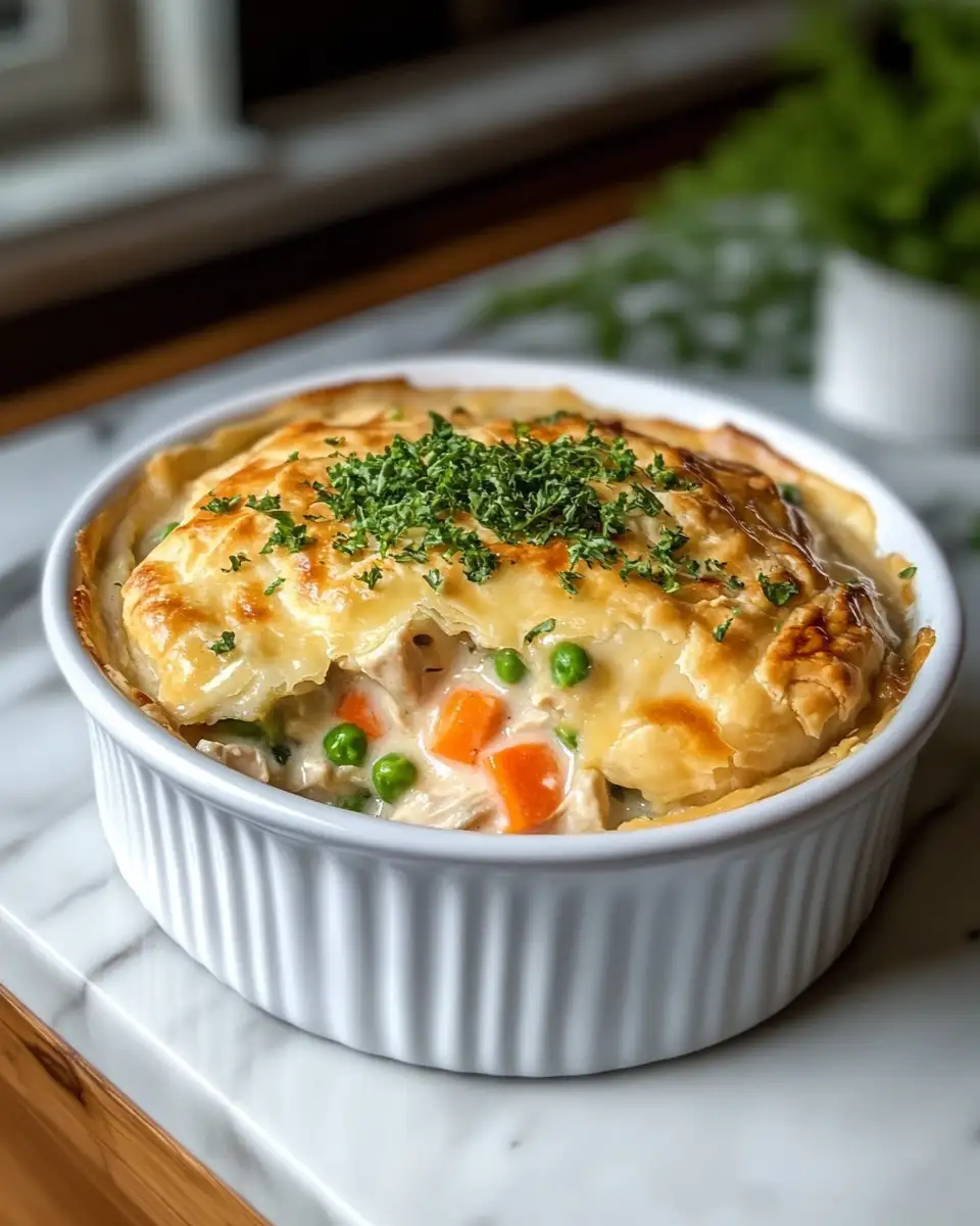 Final dish - Savor the Comfort: Crustless Chicken Pot Pie Reinvented