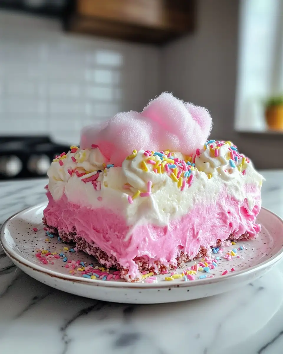 Final dish - Whip Up Sweet Dreams with Fluffy Cotton Candy Fudge