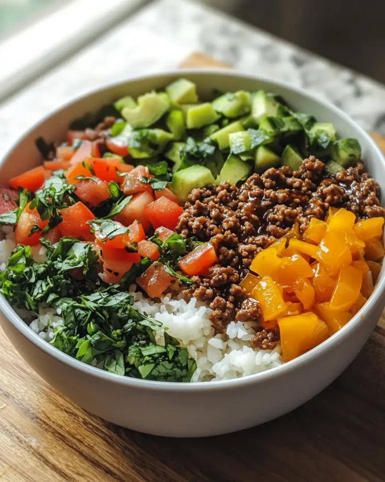 Spice Up Your Dinner with a Ground Beef Hot Honey Bowl Delight - Featured Image
