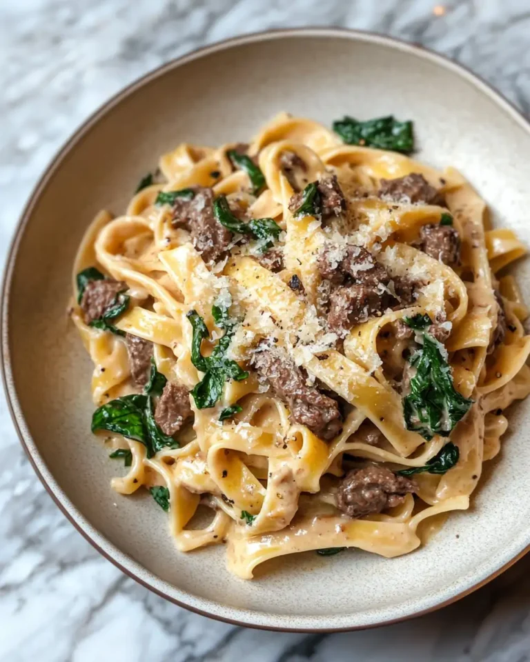 Indulge in High Protein Creamy Beef Pasta Bliss - Featured Image