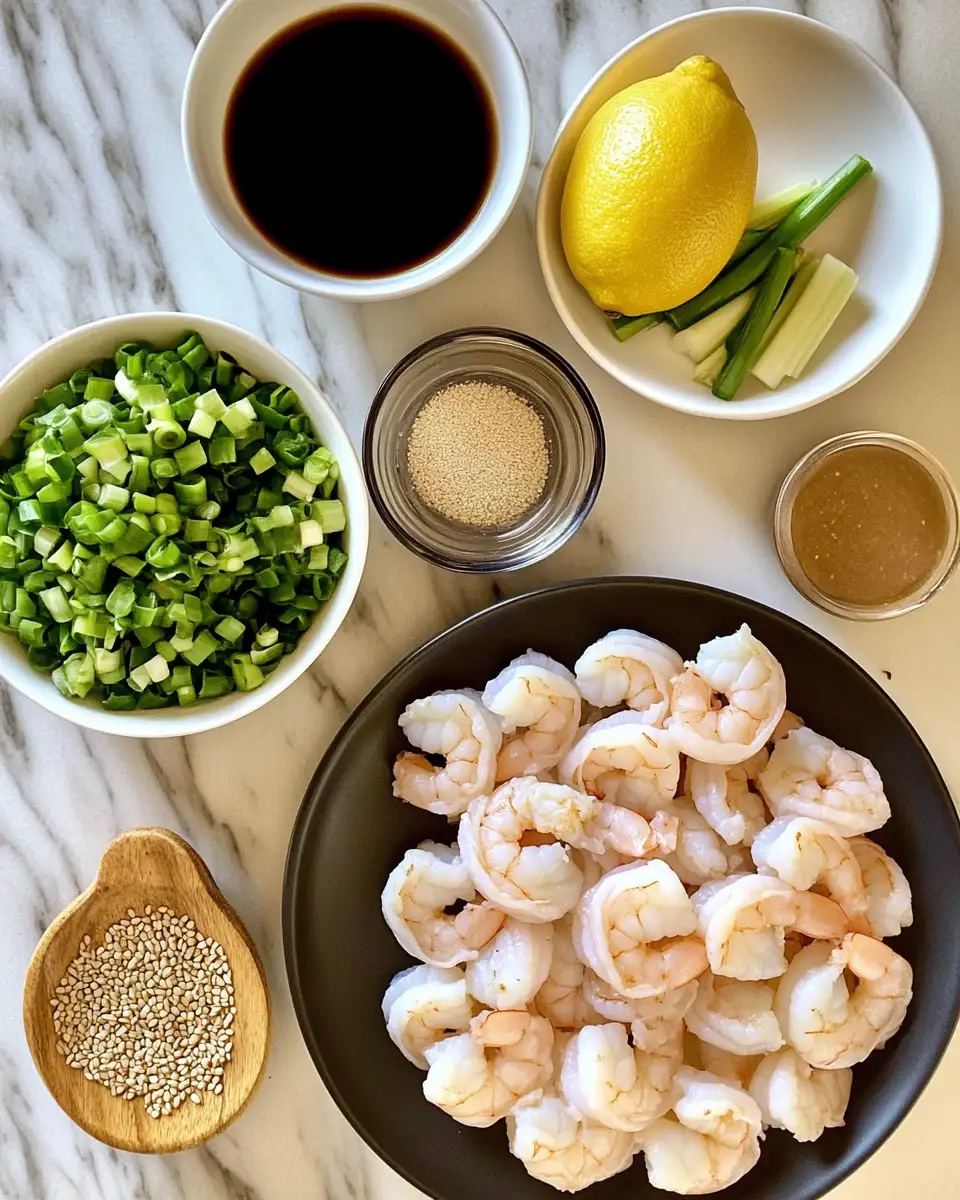 Ingredients for Savor the Flavor: High-Protein Honey Garlic Shrimp Delight