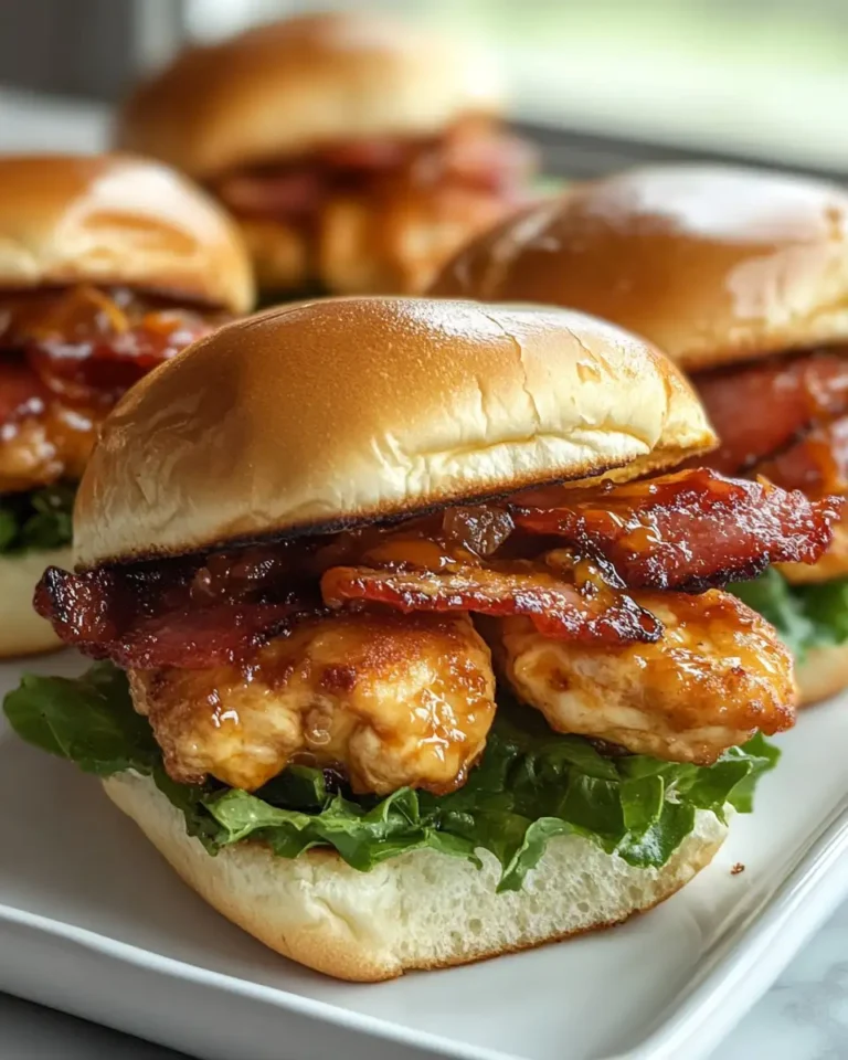Sweet and Savory Delight Honey Mustard BLT Chicken Sliders That Wow - Featured Image