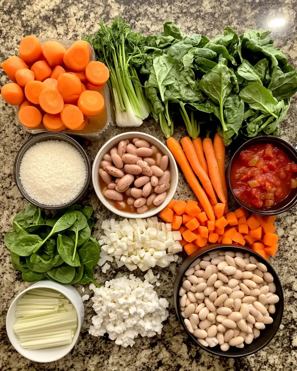 Ingredients for Savory Comfort: Italian Sausage White Bean Soup Delight