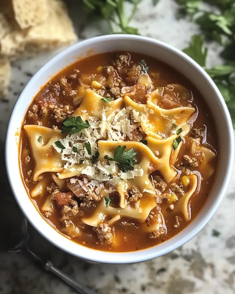 Bow Tie Bliss: A Cozy Lasagna Soup Adventure - Featured Image
