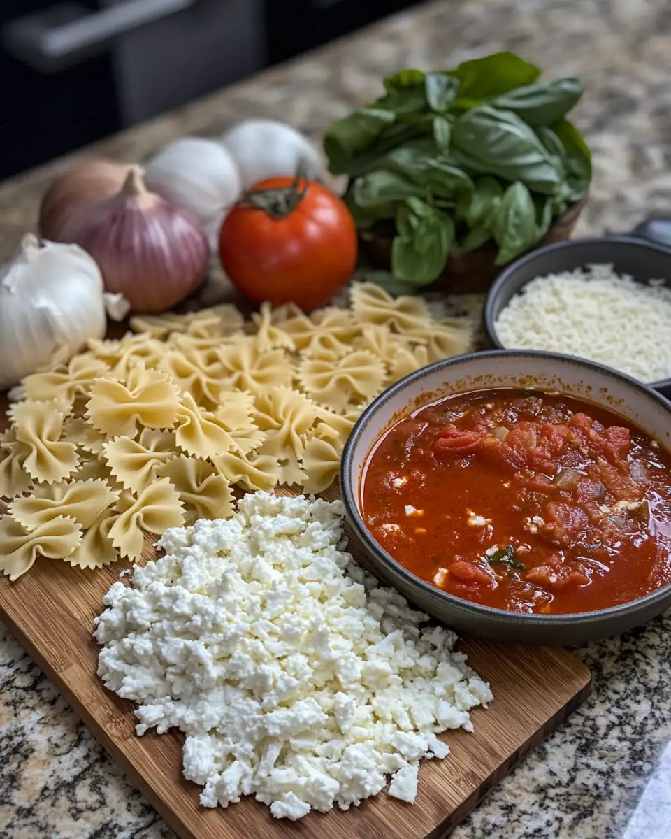 Ingredients for Bow Tie Bliss: A Cozy Lasagna Soup Adventure