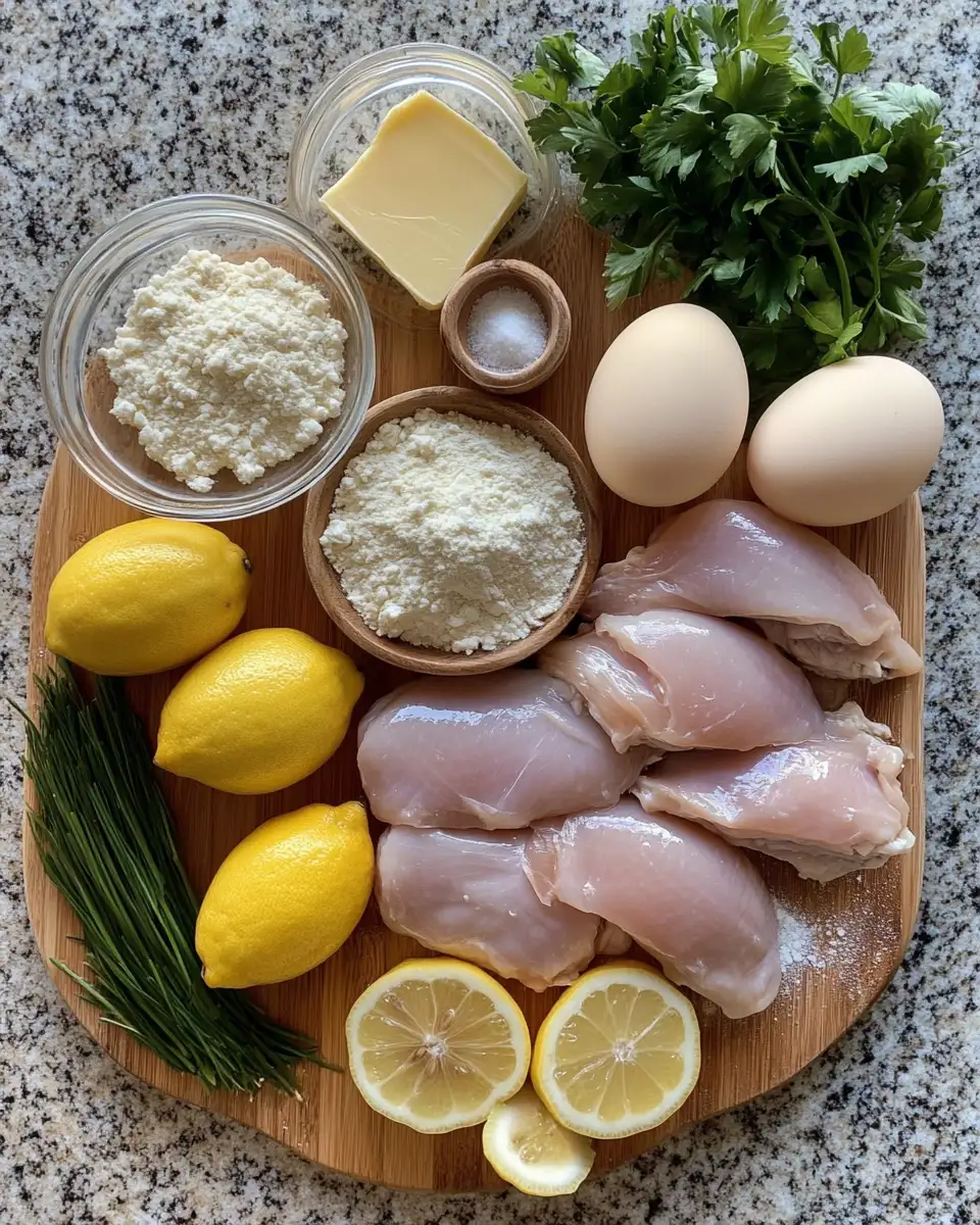 Ingredients for Savor the Flavor: Lemon Chicken Romano for the Whole Family