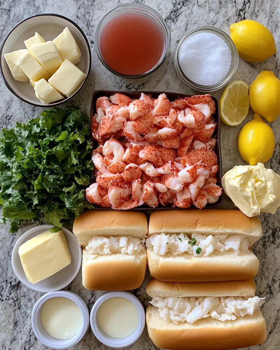 Ingredients for Luscious Lobster Rolls: Dive into the Ultimate Seafood Delight