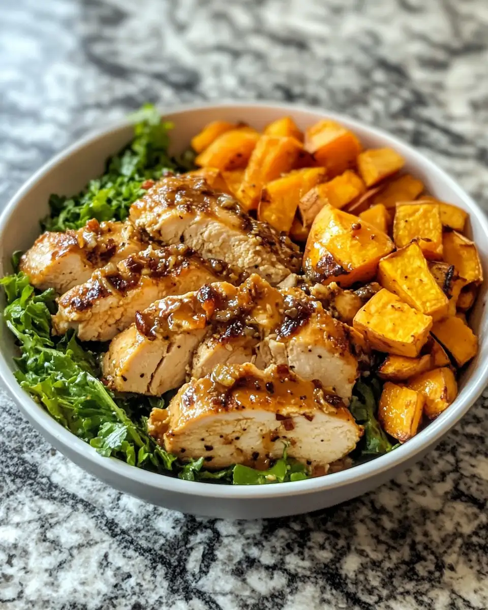 Final dish - Savor the Season with Maple Dijon Chicken & Sweet Potato Bowls