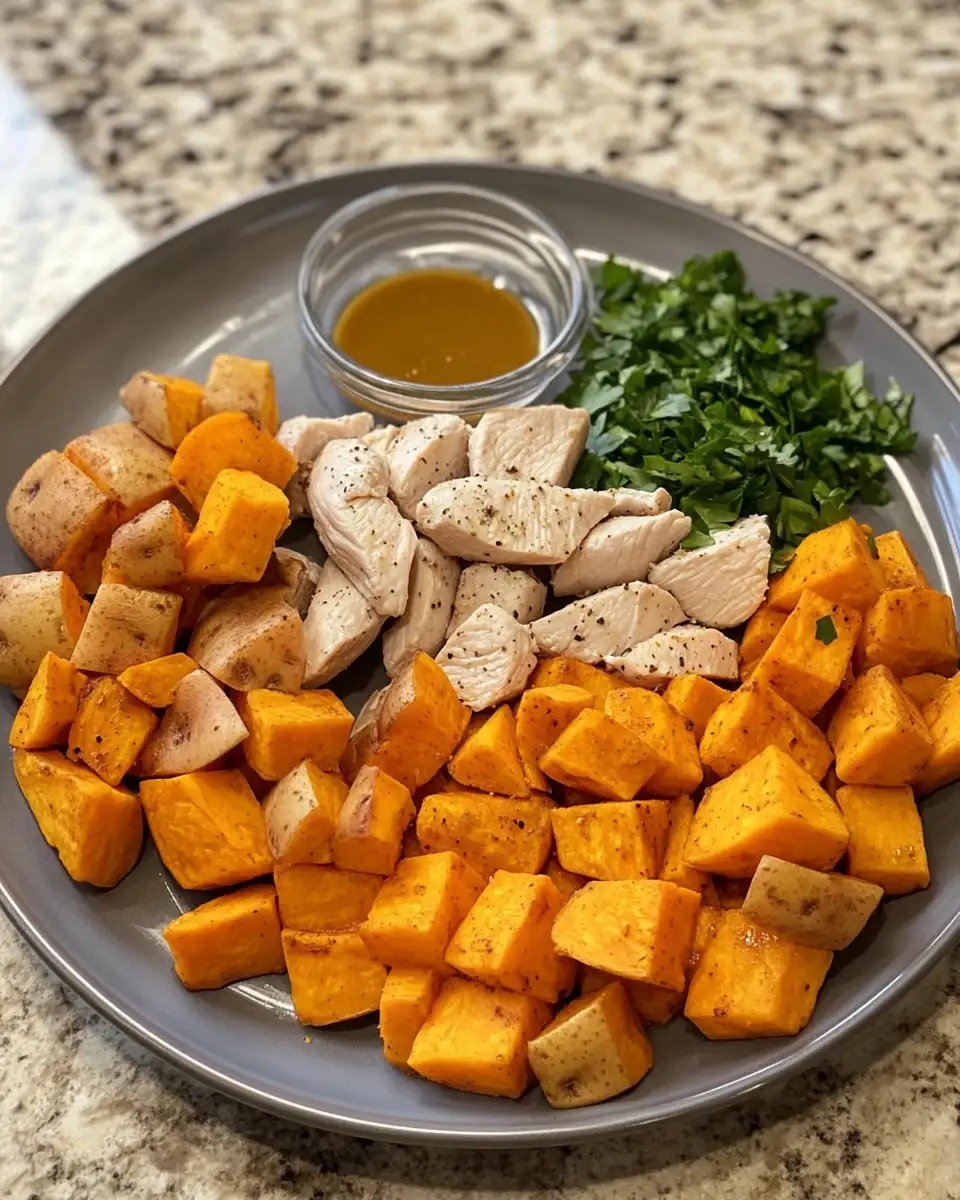 Ingredients for Savor the Season with Maple Dijon Chicken & Sweet Potato Bowls