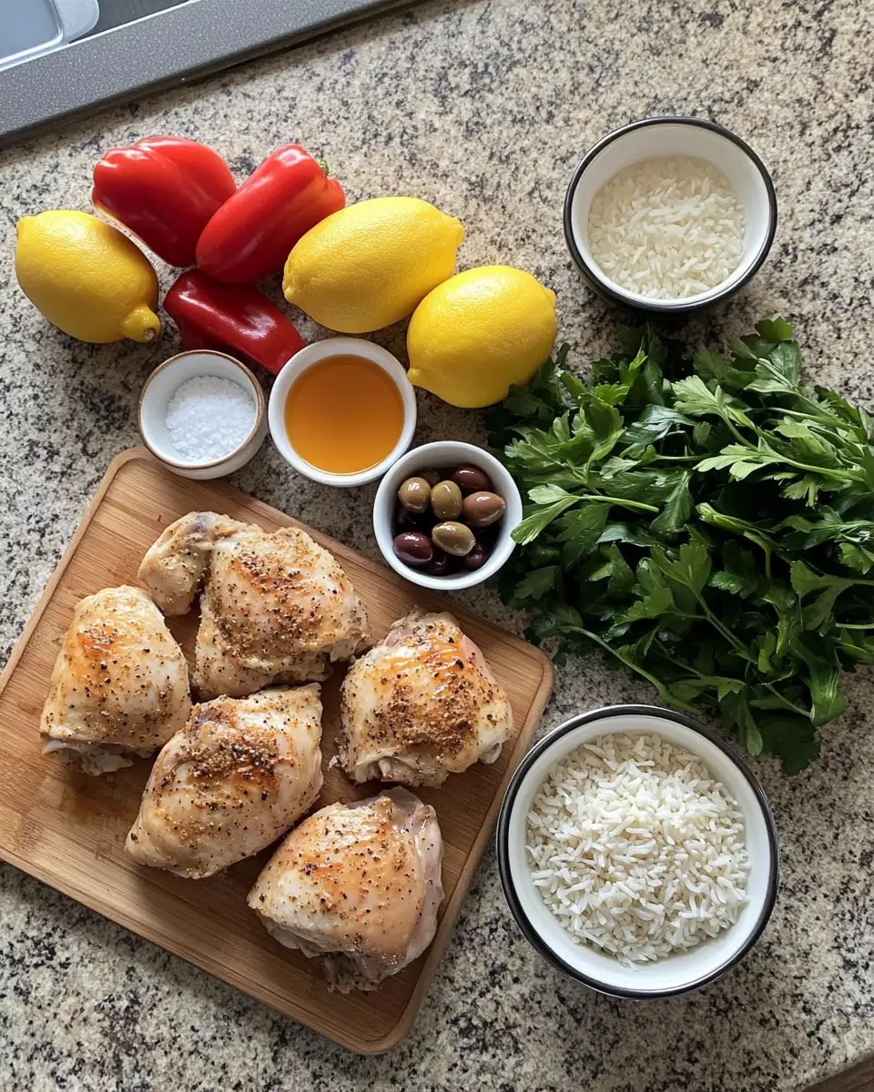 Ingredients for Mediterranean Chicken and Rice: Your Ticket to a Flavorful Escape