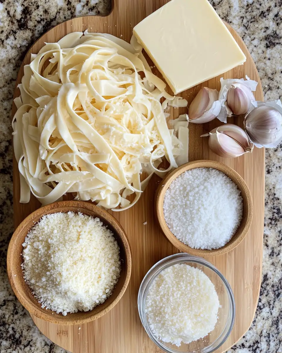 Ingredients for Unlock the Secret: Olive Garden Alfredo Sauce at Home