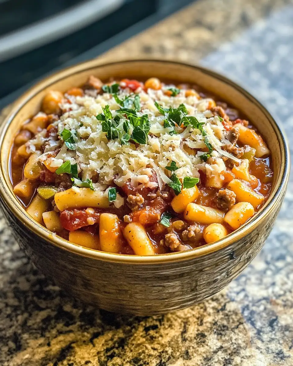 Final dish - Savor the Comfort of Olive Garden's Pasta e Fagioli: A Heartwarming Delight