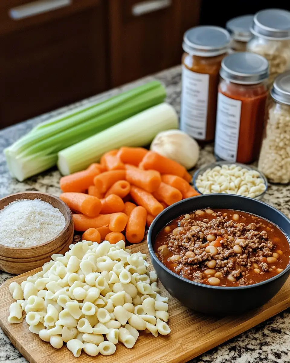 Ingredients for Savor the Comfort of Olive Garden's Pasta e Fagioli: A Heartwarming Delight