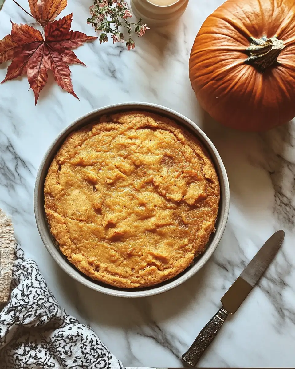 Final dish - Effortless Autumn Delight One-Pan Pumpkin Dump Cake Extravaganza