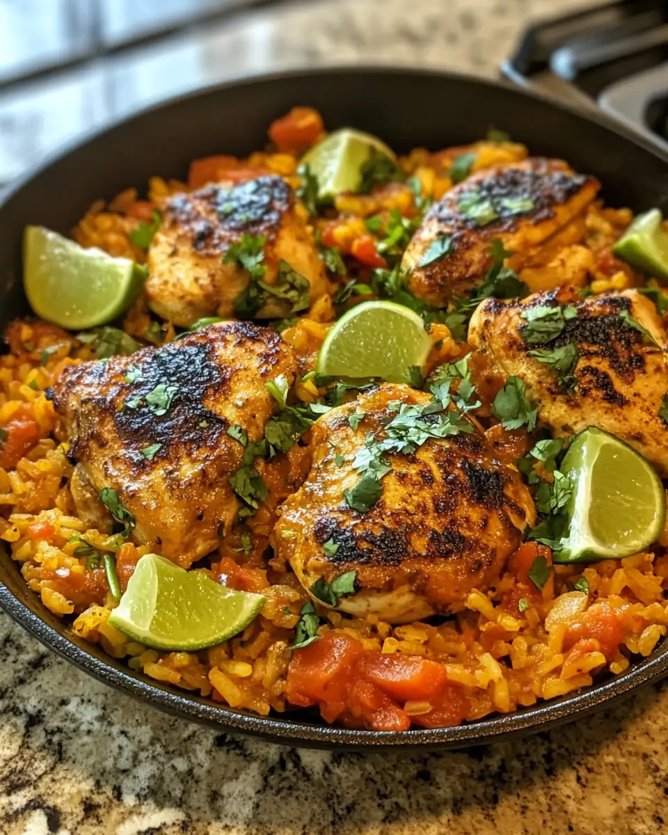 Final dish - Spice Up Dinner with One Pot Mexican Chicken and Rice Magic
