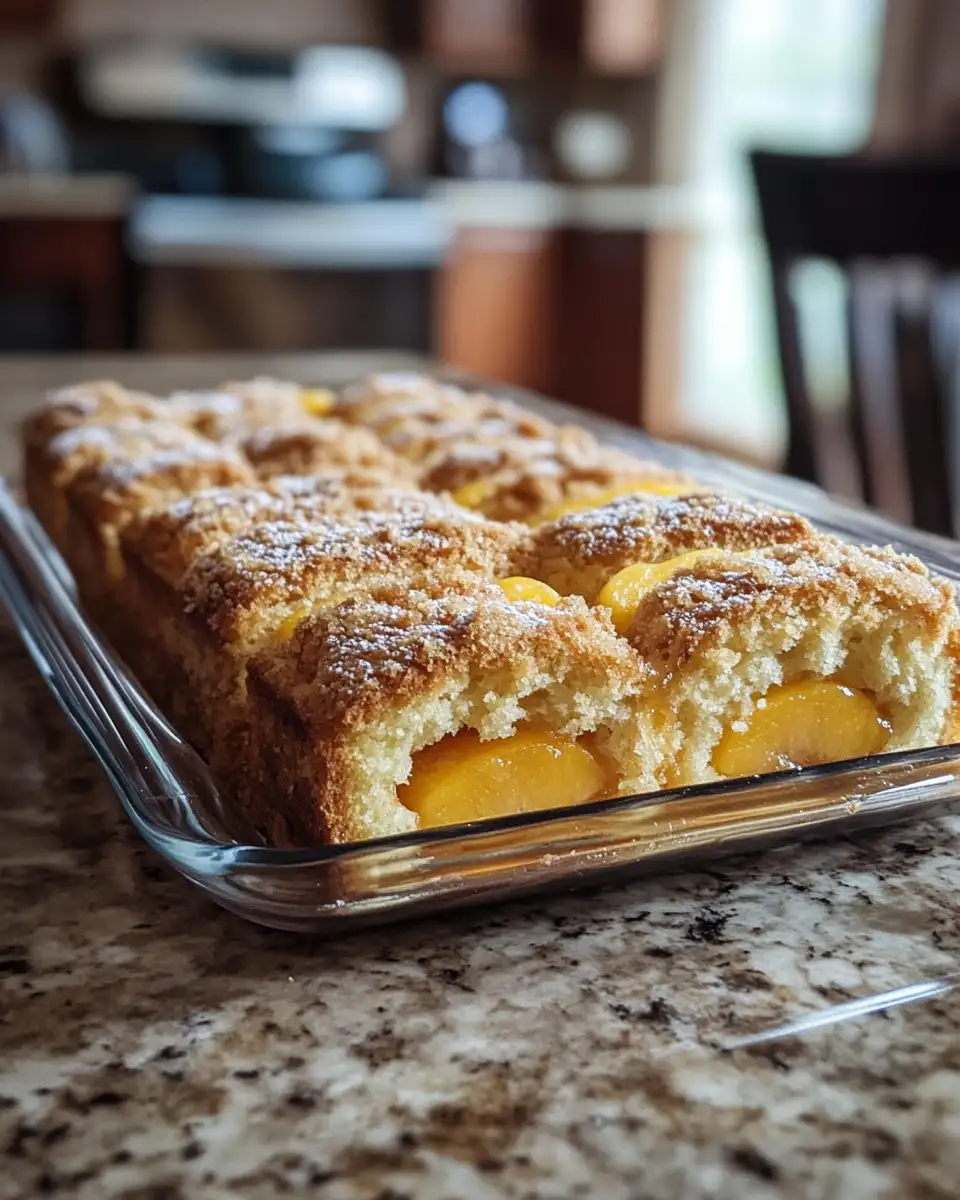 Final dish - Delight in Every Bite: Peach Cobbler Pound Cake Twinkies Extravaganza