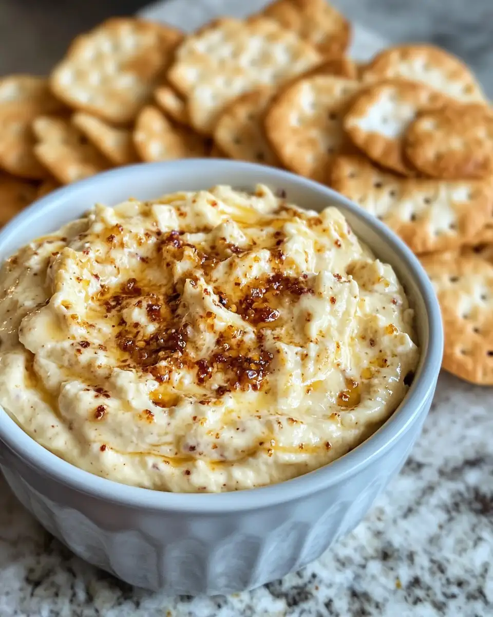 Final dish - Spice Up Your Snack Game with Pepper Jelly Cream Cheese Appetizer Dip