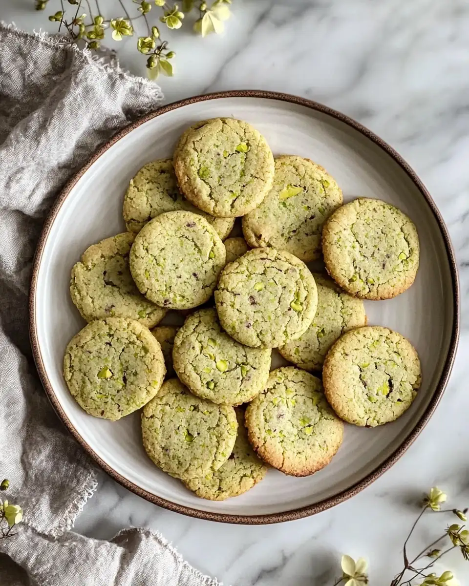 Final dish - Heavenly Bites: Indulge in Pistachio Cream Cookies