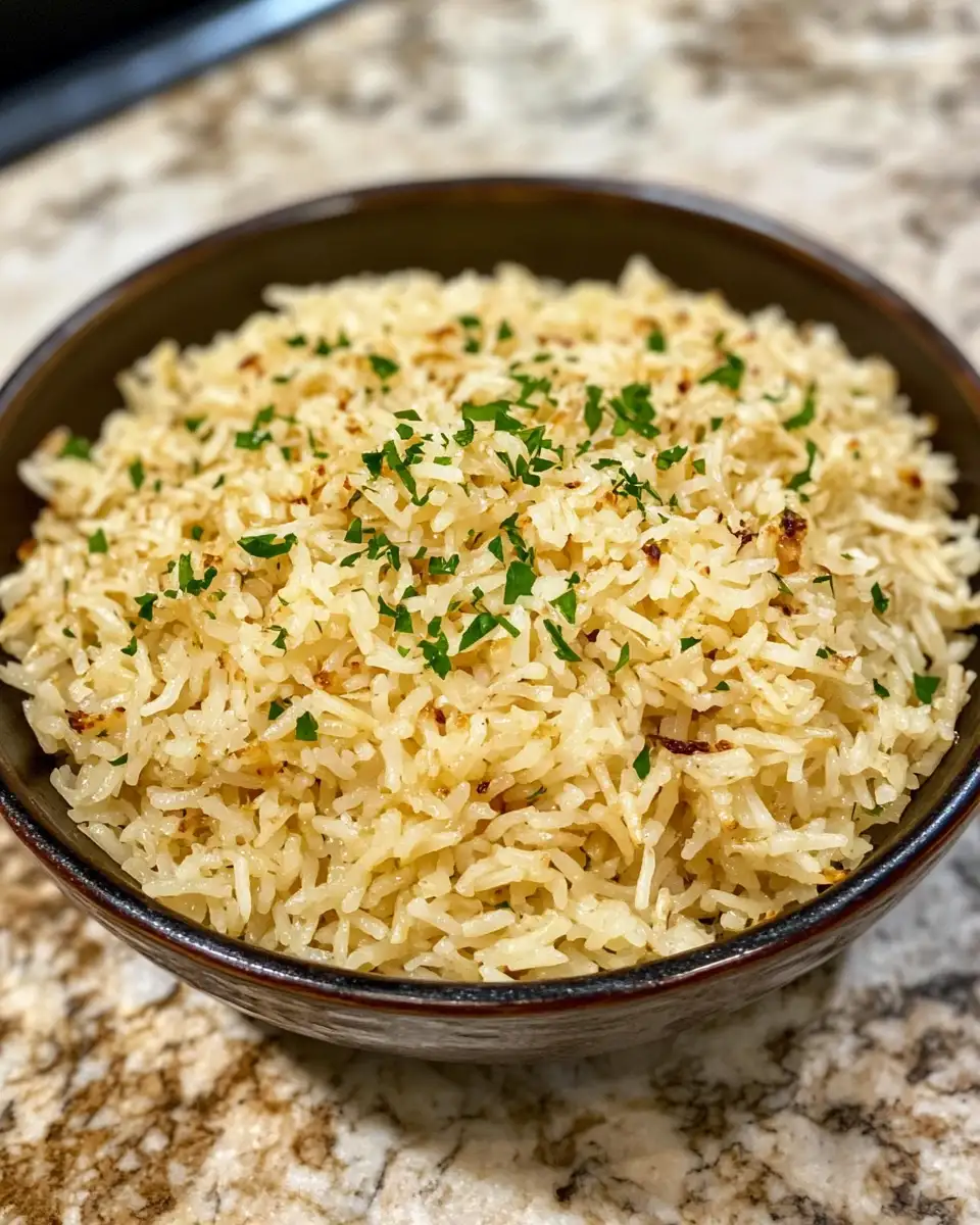 Final dish - Savor the Flavor: Elevate Your Potluck with French Onion Butter Rice