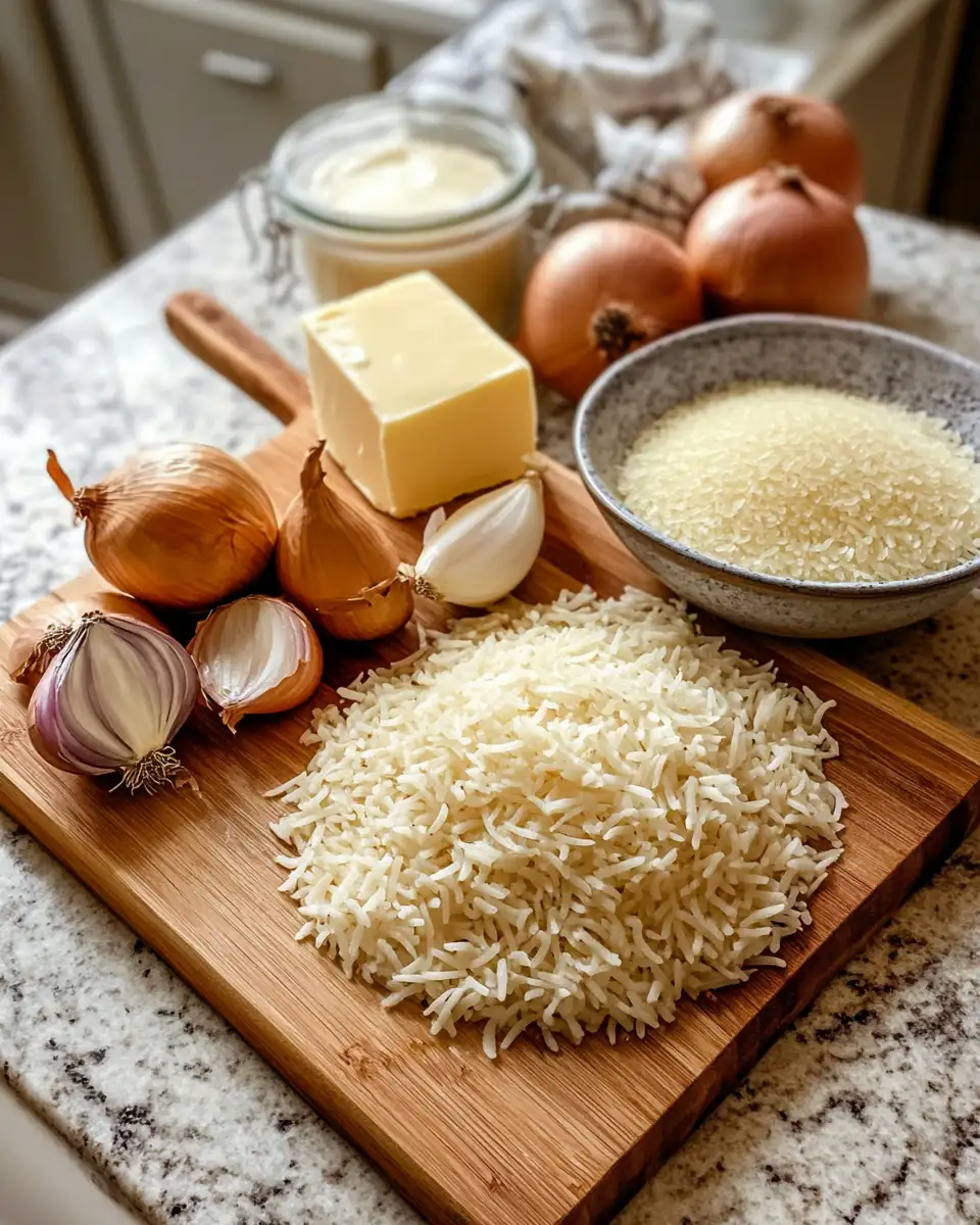 Ingredients for Savor the Flavor: Elevate Your Potluck with French Onion Butter Rice