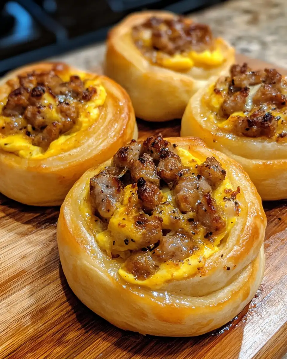 Final dish - Rise and Shine with Scrumptious Sausage Egg Breakfast Rolls