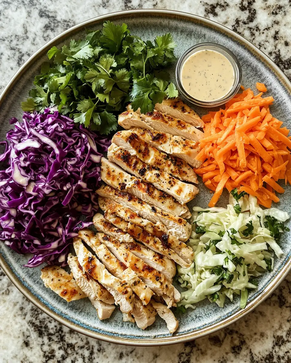 Ingredients for Sheet Pan Chicken Pitas with Fresh Herb Ranch Slaw: A Flavorful One-Pan Wonder