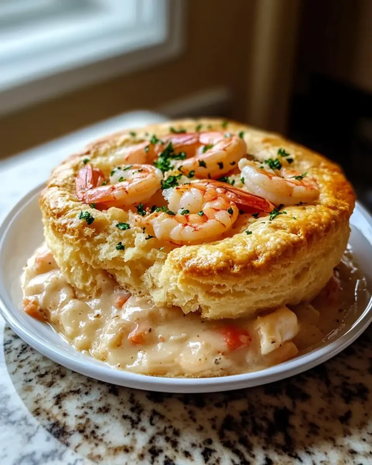 Decadent Delight: Shrimp & Lobster Biscuit Pot Pie Extravaganza - Featured Image