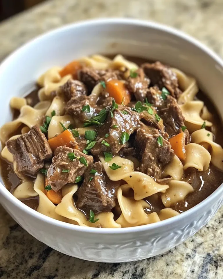Savory Comfort in a Pot: Slow Cooker Beef & Noodles Delight - Featured Image