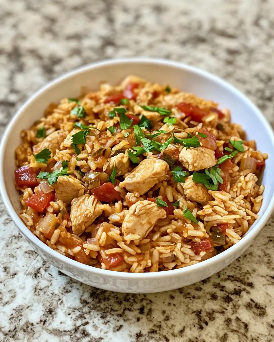 Final dish - Savor the Flavor: Effortless Slow Cooker Chicken Jambalaya