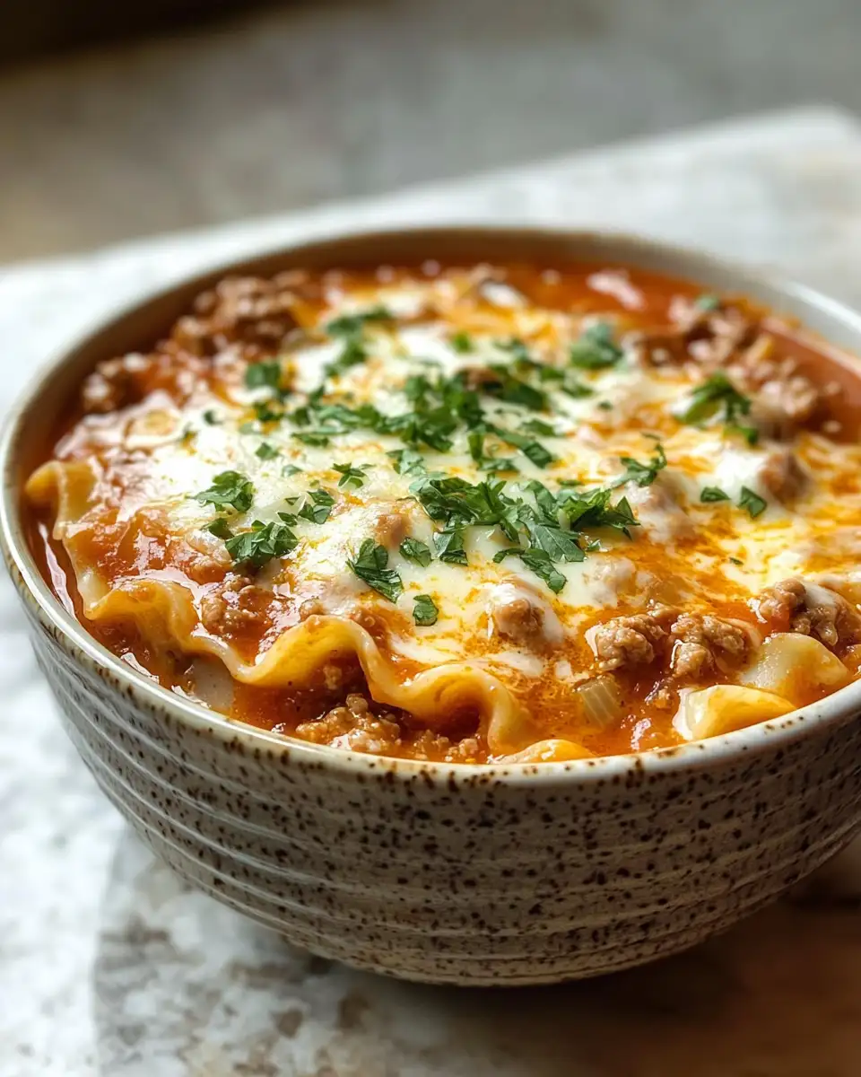 Final dish - Cozy Comfort in a Bowl: Slow Cooker Lasagna Soup