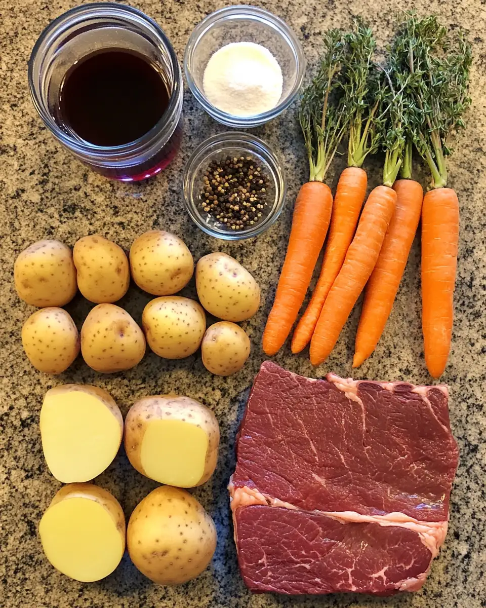 Ingredients for Savor the Magic of a Slow Cooker Pot Roast: Effortless Comfort in Every Bite