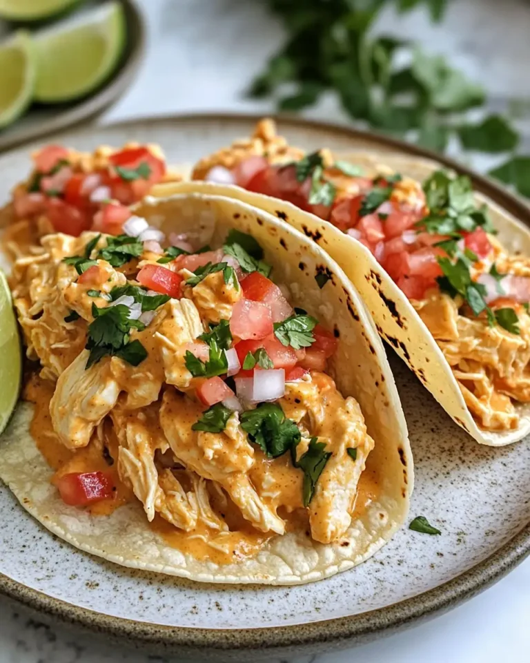 Irresistibly Creamy Slow Cooker Queso Chicken Tacos That Wow - Featured Image